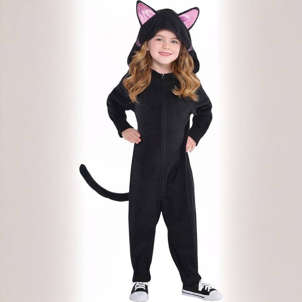 Black Cat Zipster Suit Yourself Child Costume
